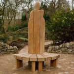 DAVID'S MAGNIFICENT SEAT FROM TROPICAL HARDWOOD RAILWAY SLEEPERS