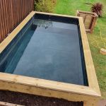 GARY BUILDS A LARGE RAISED FISHPOND WITH NEW RAILWAY SLEEPERS