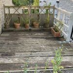 A TINY PARKING SPACE USING RECLAIMED RAILWAY SLEEPERS IN HEREFORDSHIRE