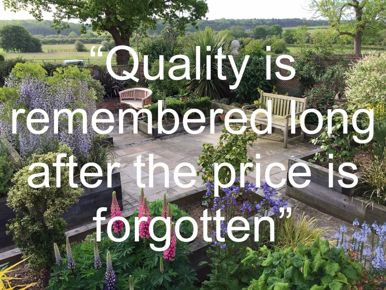 Remembering quality not just price when choosing a landscaper with railway sleepers. Railwaysleepers.com