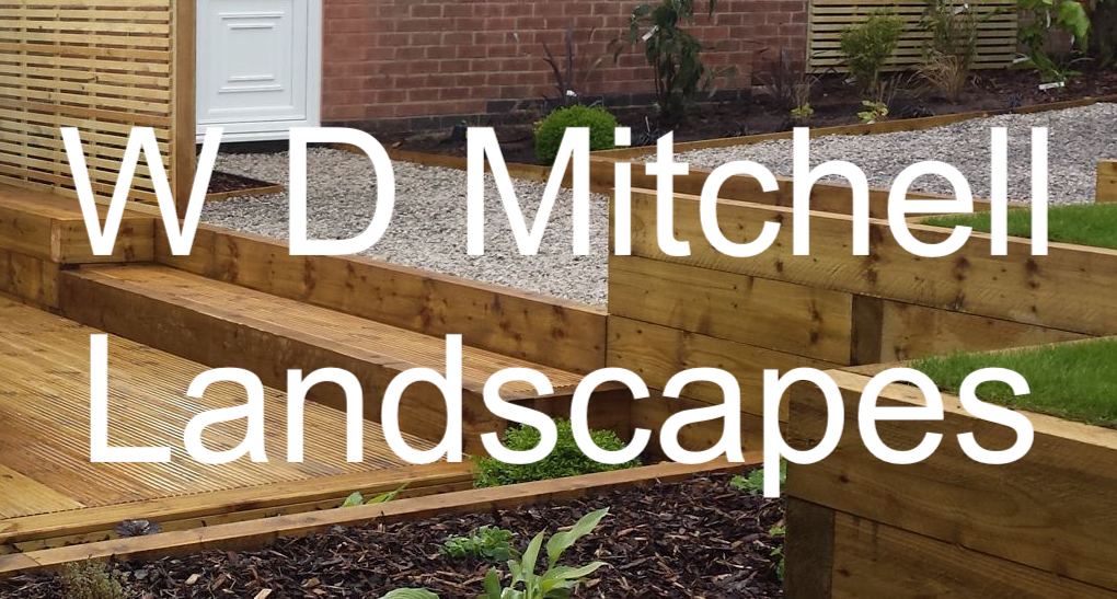 WD Mitchell Landscapes working with railway sleepers in Nottinghamshire. Railwaysleepers.com