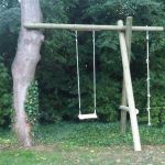 DAVID'S GARDEN SWING WITH LANDSCAPING POLES