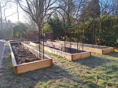 Mike's no-dig raised beds from new railway sleepers are the way forward 