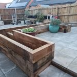 STEPHEN'S AMAZING COLLECTION OF RAISED BEDS FROM NEW OAK RAILWAY SLEEPERS