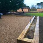 Ted & Liz's landscaping journey with new railway sleepers