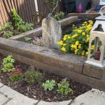 DELIGHTFUL POND MADE FROM AFRICAN AZOBE RAILWAY SLEEPERS