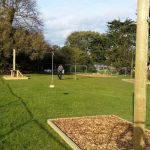 ZIP WIRE & CLIMBING FRAME MADE FROM NEW LANDSCAPING POLES