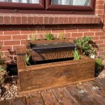 JOACHIM BUILDS A BEAUTIFUL WATER FEATURE FROM NEW OAK RAILWAY SLEEPERS