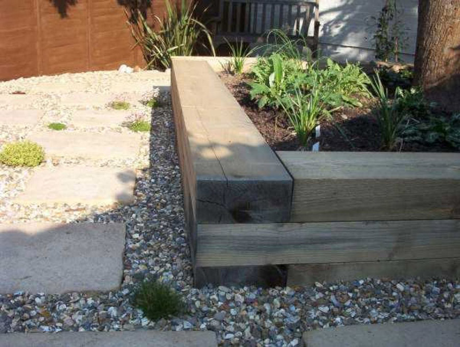 To Build A Raised Bed With Railway Sleepers, How To Make A Raised Garden Bed Using Sleepers