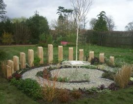 ASSORTED LANDSCAPING with railway sleepers